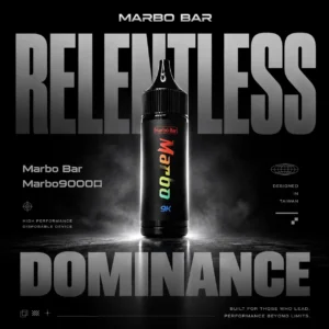 Marbo Bar 9000 口霧化設備｜繁忙通勤隨身伴侶｜體現純淨氣流結構與紮實擊喉層次