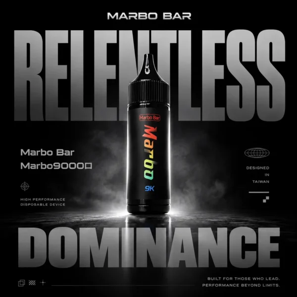 Marbo Bar 9000 口霧化設備｜繁忙通勤隨身伴侶｜體現純淨氣流結構與紮實擊喉層次