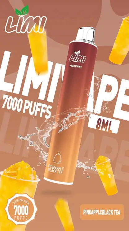 LIMI 7000 強效拋棄式電子煙 ｜ 朋友聚會社交場合 ｜ 高效能輸出賦予紮實霧感