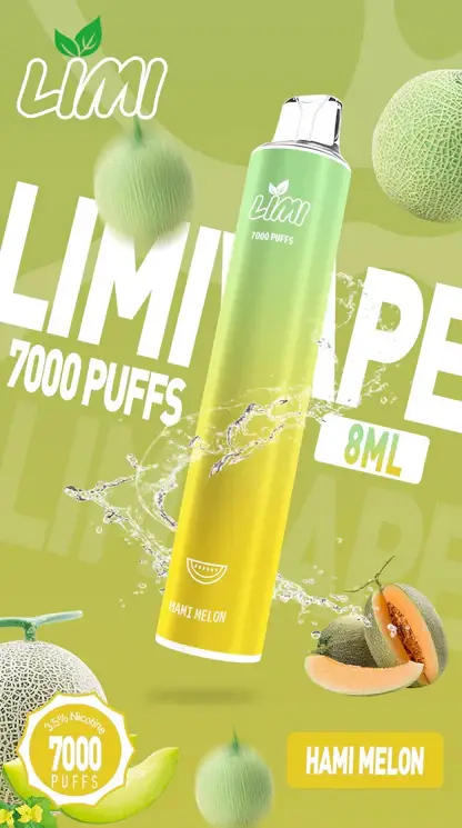 LIMI 7000 強效拋棄式電子煙 ｜ 朋友聚會社交場合 ｜ 高效能輸出賦予紮實霧感