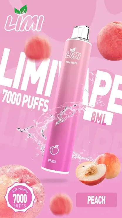 LIMI 7000 強效拋棄式電子煙 ｜ 朋友聚會社交場合 ｜ 高效能輸出賦予紮實霧感