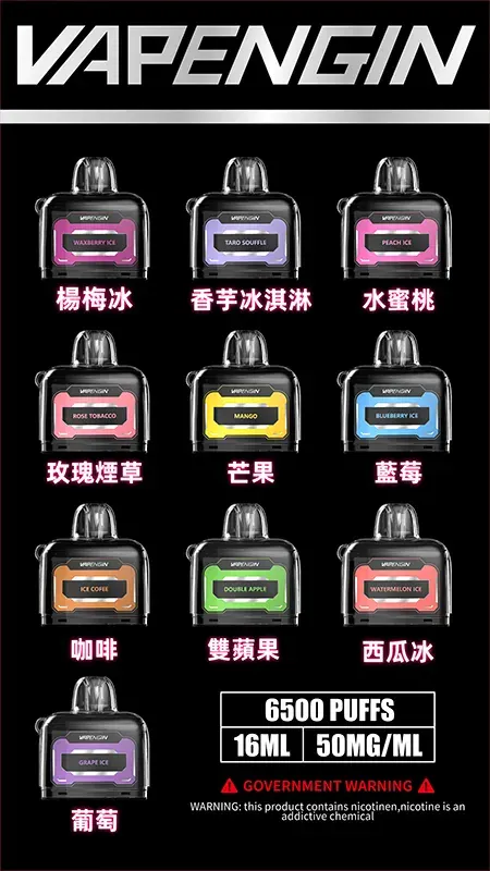 VAPENGIN JUPITER 木星 6500專用套裝 ｜ 居家休閒放鬆時刻 ｜ 專屬結構帶出綿密細膩煙霧與穩定的擊喉層次感